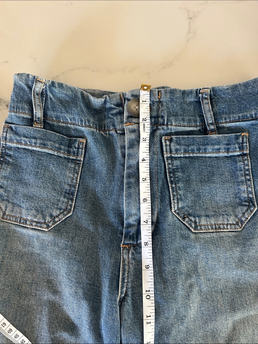 Anthropologie Pilcro The Skipper crop wide leg Jean Sz 26 - Picture 9 of 9